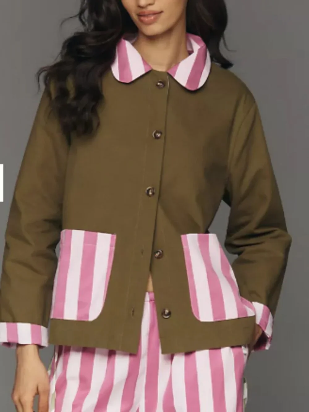 Lisa Says Gah - Dalston Jacket Dalston Jacket - Stripe - Picture 2 of 7